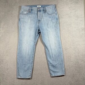 Madewell The Perfect Vintage Jean Women's 33 High Rise Straight Light Wash Denim